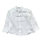 Le Bebe' Camicia Tinta Unita con Colletto Coreano per Neonato LBB5386 BIANCO LE BEBE' 