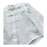 Le Bebe' Camicia Tinta Unita con Colletto Coreano per Neonato LBB5386 BIANCO LE BEBE' 