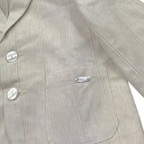 Le Bebe' Giacca Tinta Unita per Neonato LBB5397 BEIGE LE BEBE' 