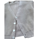 Le Bebe' Cardigan Tinta Unita con Bottoni per Neonato LBB5417 SABBIA LE BEBE' 