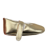 Le Bebe' Ballerina tinta unita con Strappi Oro per Neonata LBG4659 ORO LE BEBE' 