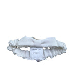 Le Bebe' Fascia Tinta Unita con Fiocco per Neonata LBG6411 BIANCO LE BEBE' 