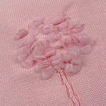 Le Coconne Coperta Tinta Unita con Applicazioni per Neonata 2125 ROSA LE COCONNE 
