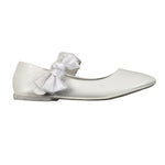 Les Gamins Ballerina Tinta Unita con Fiocco per Bambina 9073 BIANCO LES GAMINS 