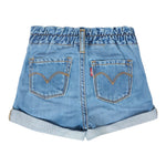 Levi'S Short In Denim Tinta Unita con Elastico In Vita per Neonata 1EM255 BLU LEVI'S 