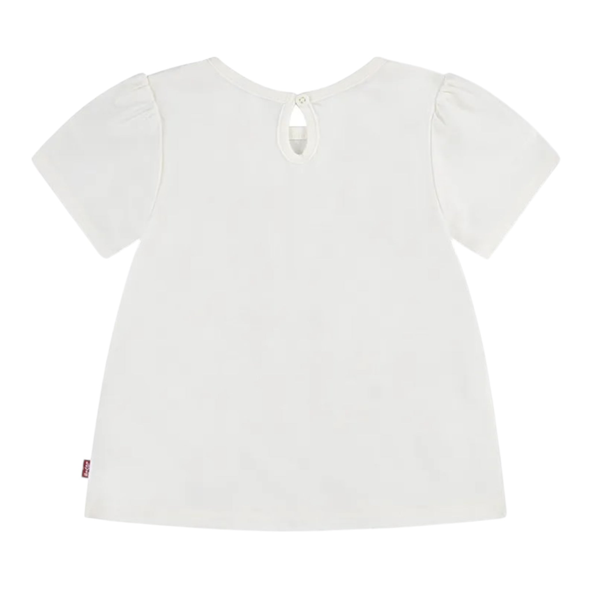Levi'S T-Shirt Girocollo Tinta Unita con Stampa per Neonata 1EM401 BIANCO LEVI'S 