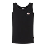 Levi'S Canotte Girocollo Tinta Unita con Logo per Bambina 3EK116 NERO LEVI'S 