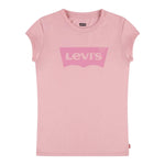Levi'S T-Shirt Tinta Unita Girocollo con Stampa per Bambina 4E4234 ROSA LEVI'S 