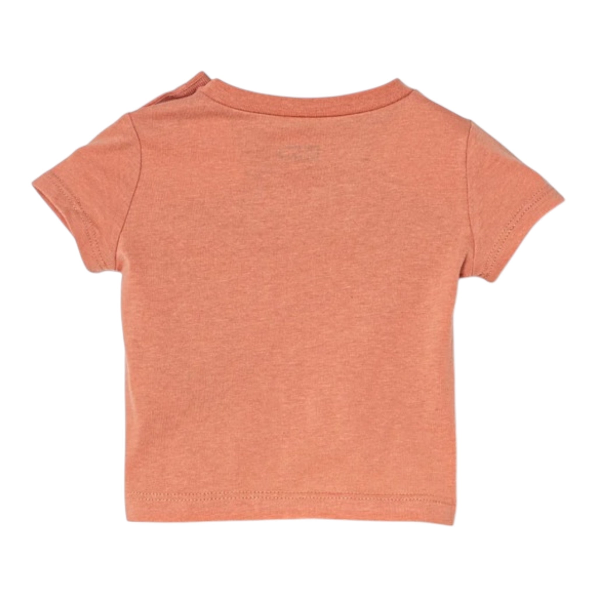 Levi'S T-Shirt Girocollo Tinta Unita con Logo per Neonato 6E8157XXX PESCA LEVI'S 