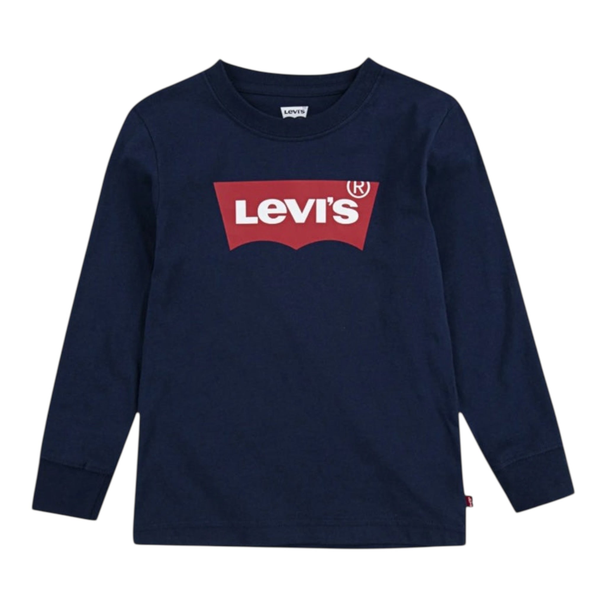 Levi'S Shirt Tinta Unita con Stampa per Neonato 6E8646X BLU LEVI'S 