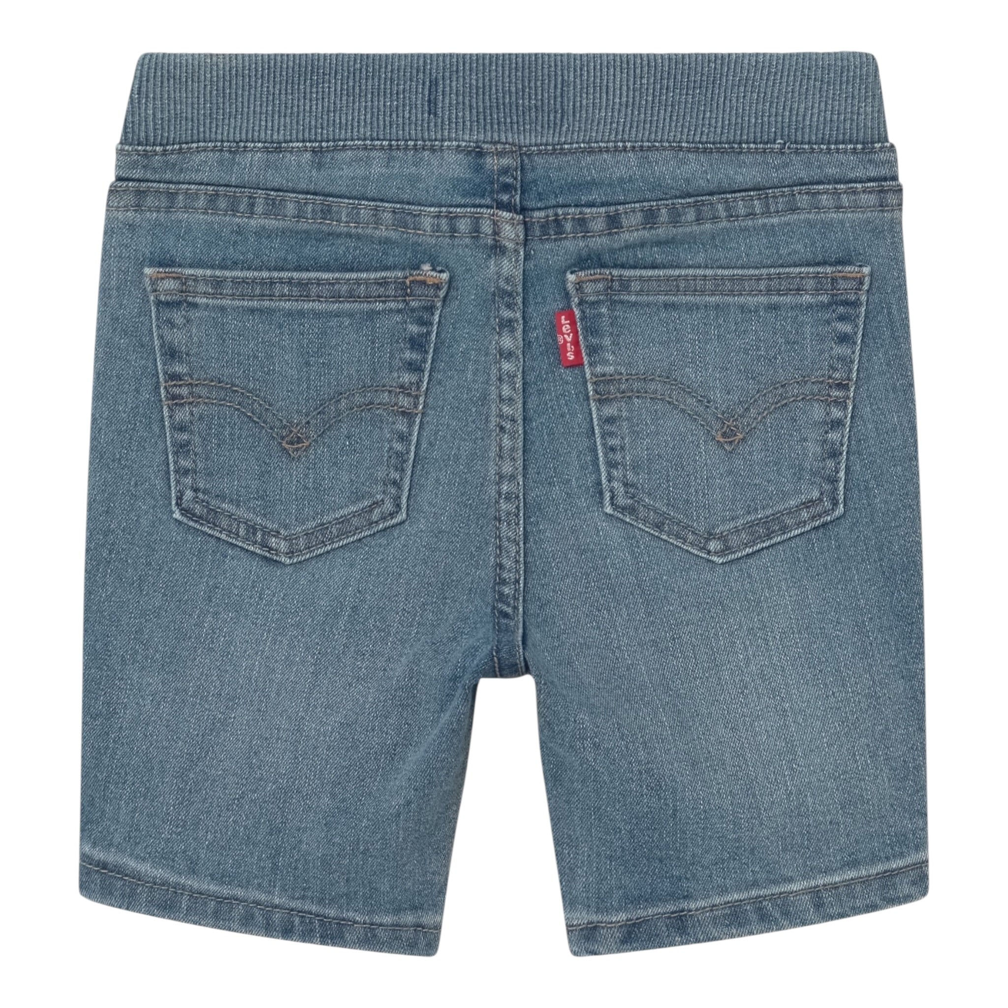 Levi'S Bermuda In Denim tinta unita con Elastico In Vita Azzurro per Neonato 6EB171 AZZURRO LEVI'S 