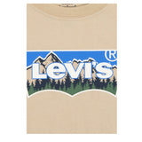 Levi'S T-Shirt Girocollo Tinta Unita con Logo per Bambino 9EL382 BEIGE LEVI'S 
