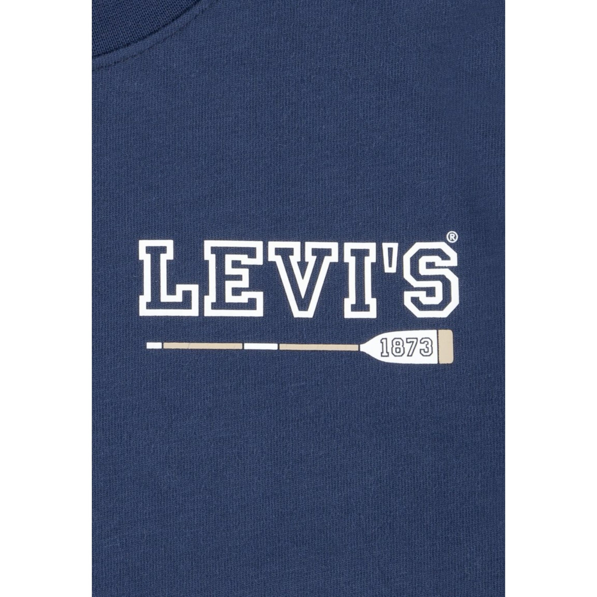 Levi'S T.Shirt Girocollo tinta unita con Stampa Blu per Bambino 9EM280 BLU LEVI'S 