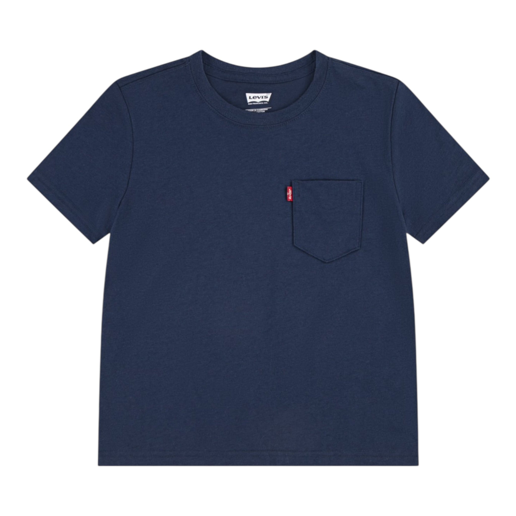 Levi'S T-Shirt Girocollo tinta unita con Stampa Blu per Bambino 9EM359X BLU LEVI'S 