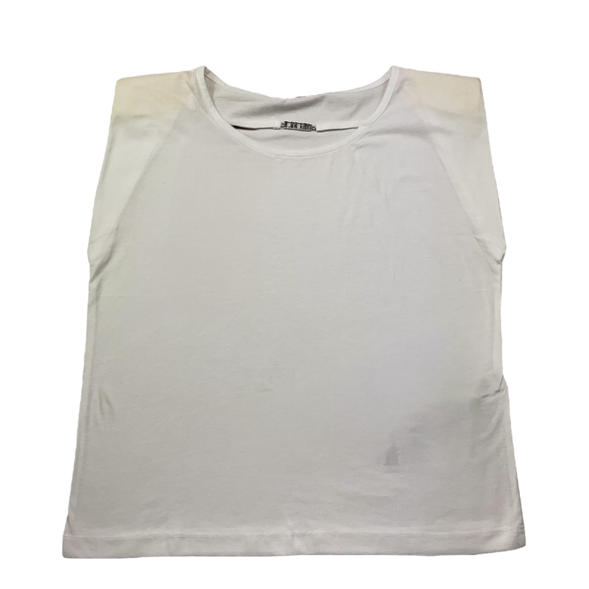 Liu Jo T-Shirt Girocollo Tinta Unita con Logo per Bambina GA4224 BIANCO LIU JO 