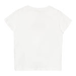 Liu Jo T-Shirt Girocollo Tinta Unita con Brillantini per Bambina GA5019X BIANCO LIU JO 