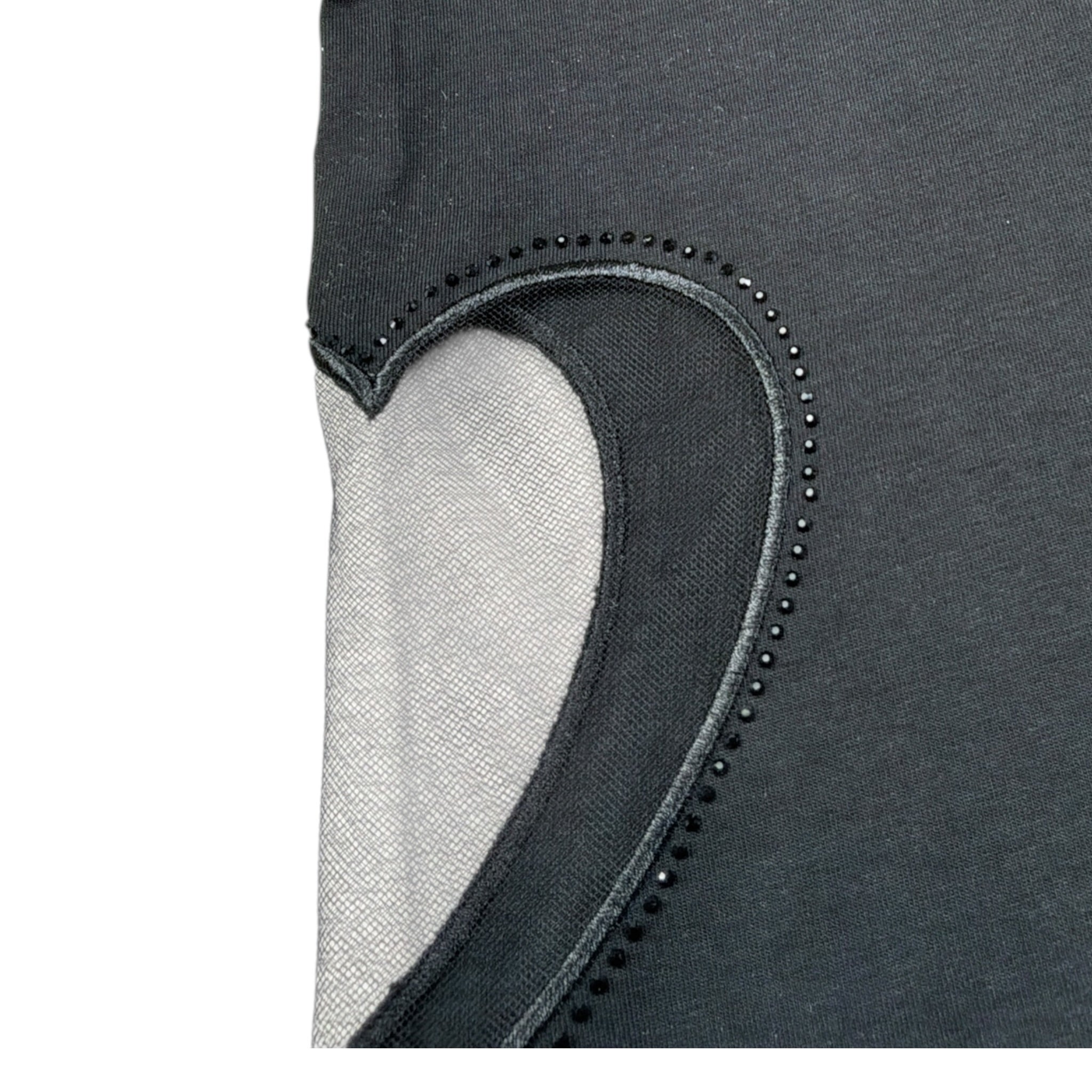 Liu Jo T-Shirt Girocollo tinta unita con Applicazione Nero per Bambina GA5067XXXXX NERO LIU JO 