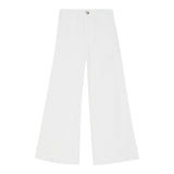 Liu Jo Jeans Tinta Unita Modello Palazzo per Bambina GA5091 BIANCO LIU JO 