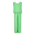 Liu Jo Tuta Tinta Unita con Frange per Bambina GA5134X VERDE LIU JO 