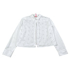 Liu Jo Camicia Tinta Unita con Brillantini per Bambina GA5138 BIANCO LIU JO 