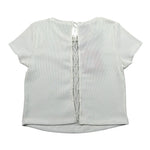 Liu Jo T-Shirt Girocollo Tinta Unita  per Bambina GA5151 BIANCO LIU JO 