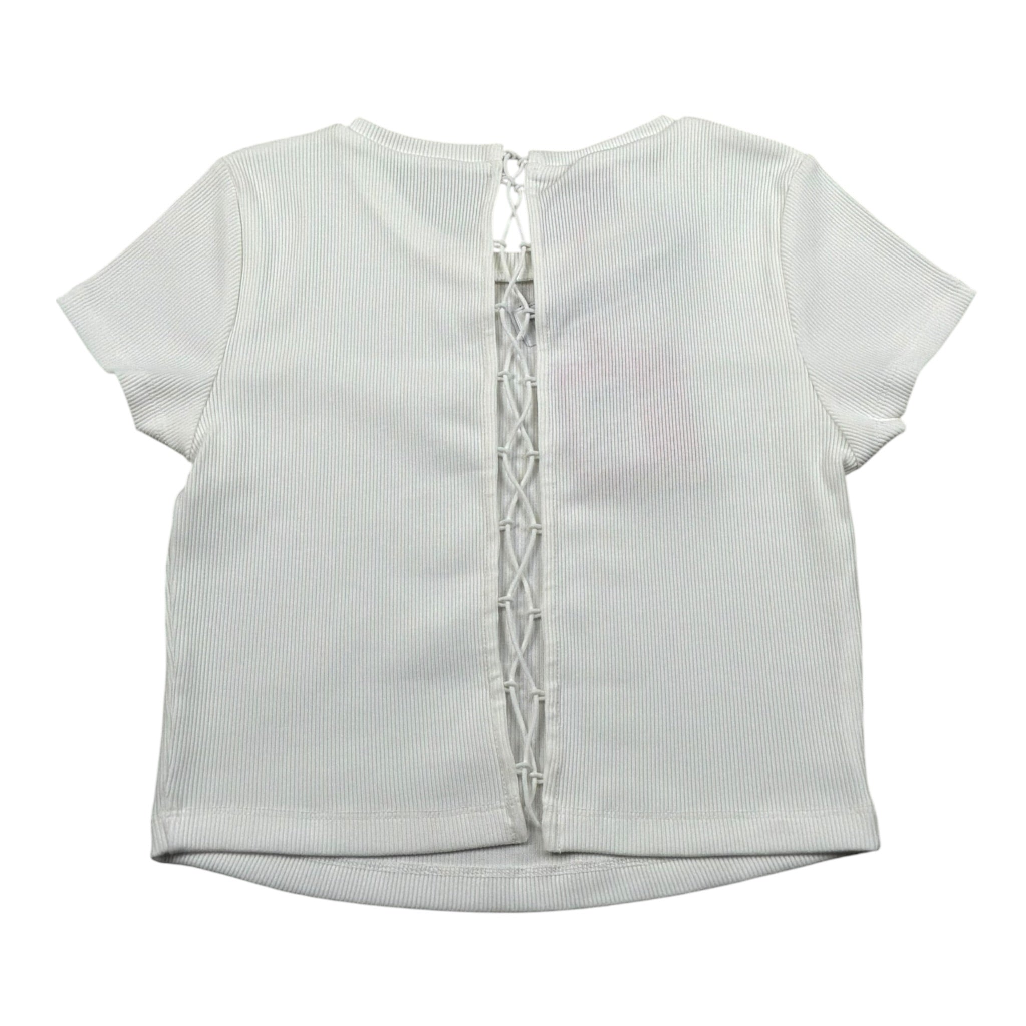 t-shirt girocollo tinta unita GA5151X BIANCO LIU JO 