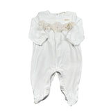 Liu Jo Tutina Tinta Unita con Applicazioni per Neonata H18059 BIANCO LIU JO 