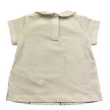 Liu Jo T-Shirt Girocollo Tinta Unita con Stampe per Neonata HA5045 BIANCO LIU JO 