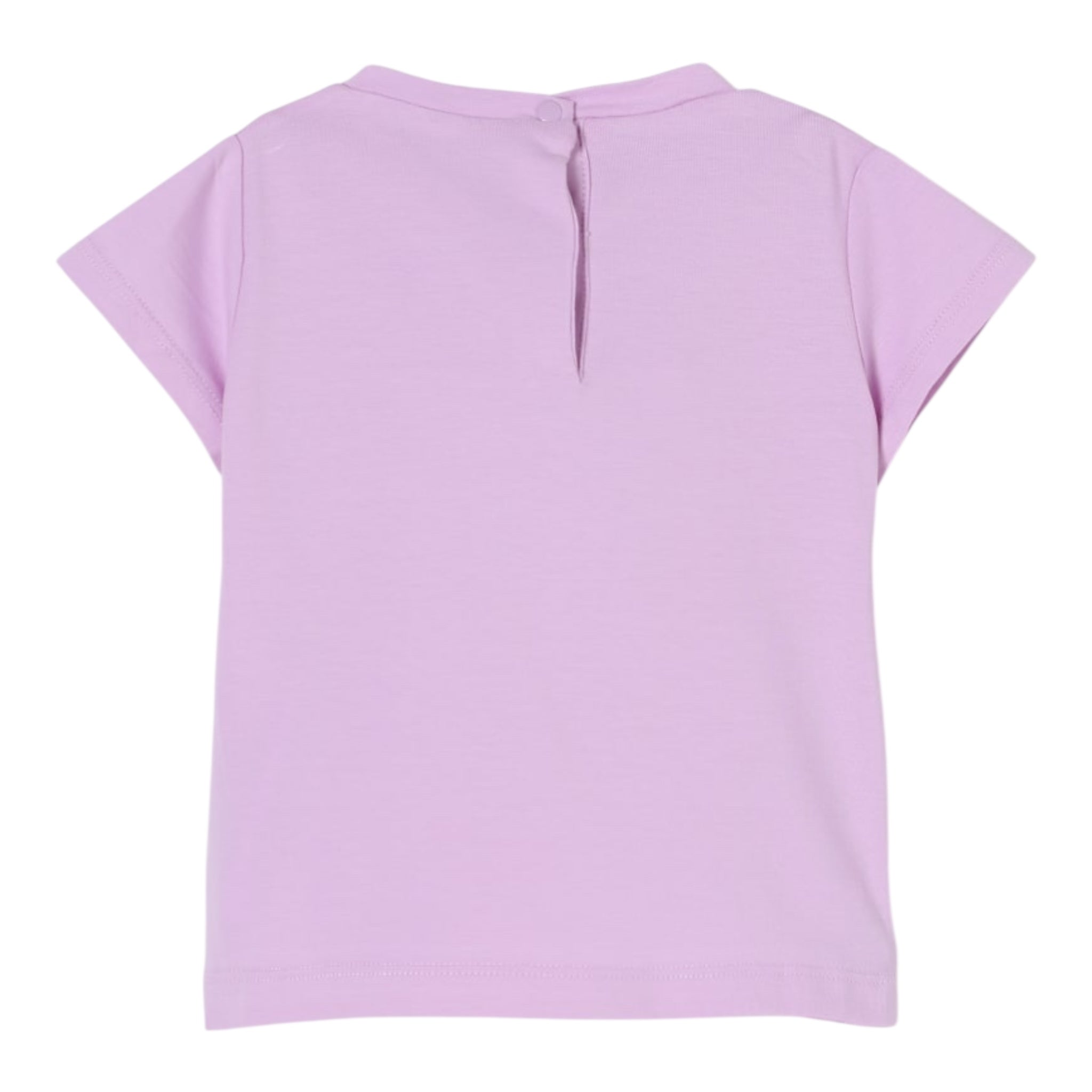 Liu Jo T-Shirt Girocollo Tinta Unita con Logo per Neonata HA5063 LILLA LIU JO 