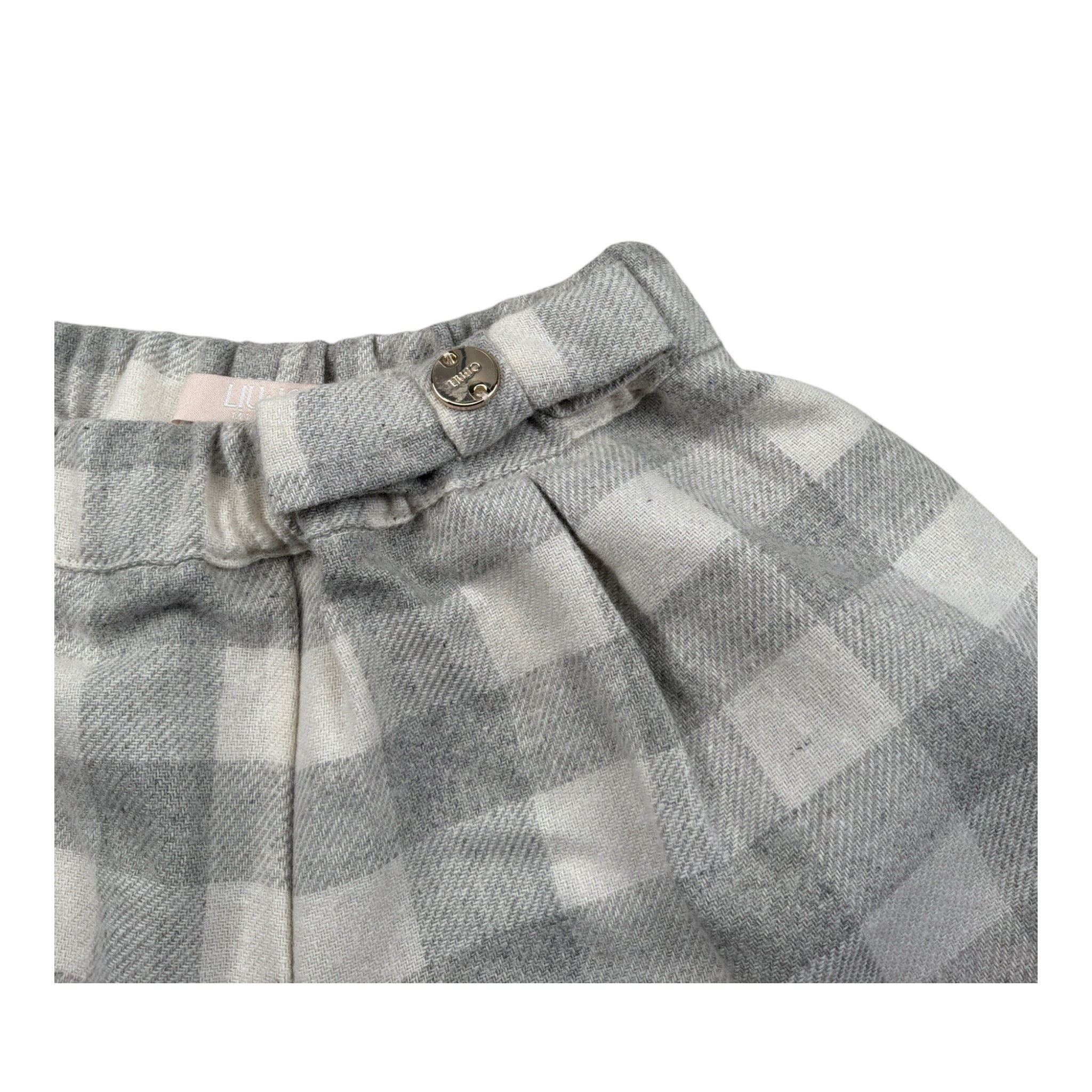 Liu Jo Short tinta unita con Elastico In Vita Grigio per Neonata HF5017 GRIGIO LIU JO 