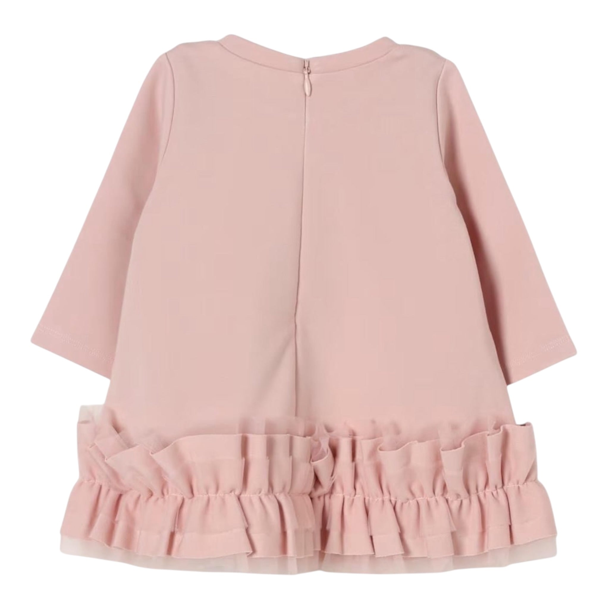 Liu Jo Abito Manica Lunga tinta unita Rosa per Neonata HF5033 ROSA LIU JO 