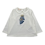 Liu Jo Shirt tinta unita con Colletto Panna per Neonata HF5067 PANNA LIU JO 