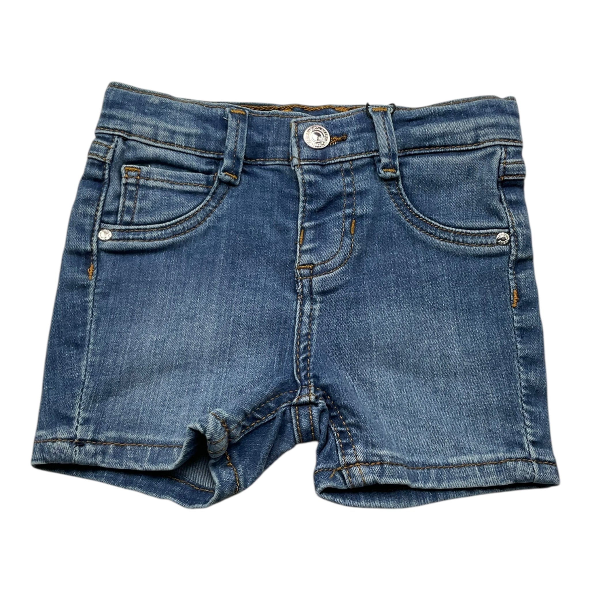 Liu Jo Bermuda Tinta Unita In Denim per Neonato K4RD09D4CA0X BLU GUESS 