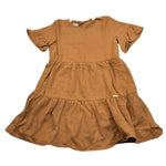 Liu Jo Abito Mezza Manica Tinta Uita Marrone per Bambina KA3094 MARRONE LIU JO 