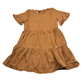 Liu Jo Abito Mezza Manica Tinta Uita Marrone per Bambina KA3094 MARRONE LIU JO 