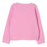 Liu Jo Felpa Chiusa Girocollo Tinta Unita con Logo per Bambina KA5014J ROSA LIU JO 