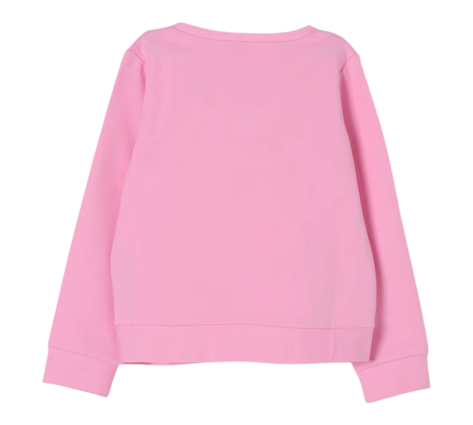 Liu Jo Felpa Chiusa Girocollo Tinta Unita con Logo per Bambina KA5014J ROSA LIU JO 