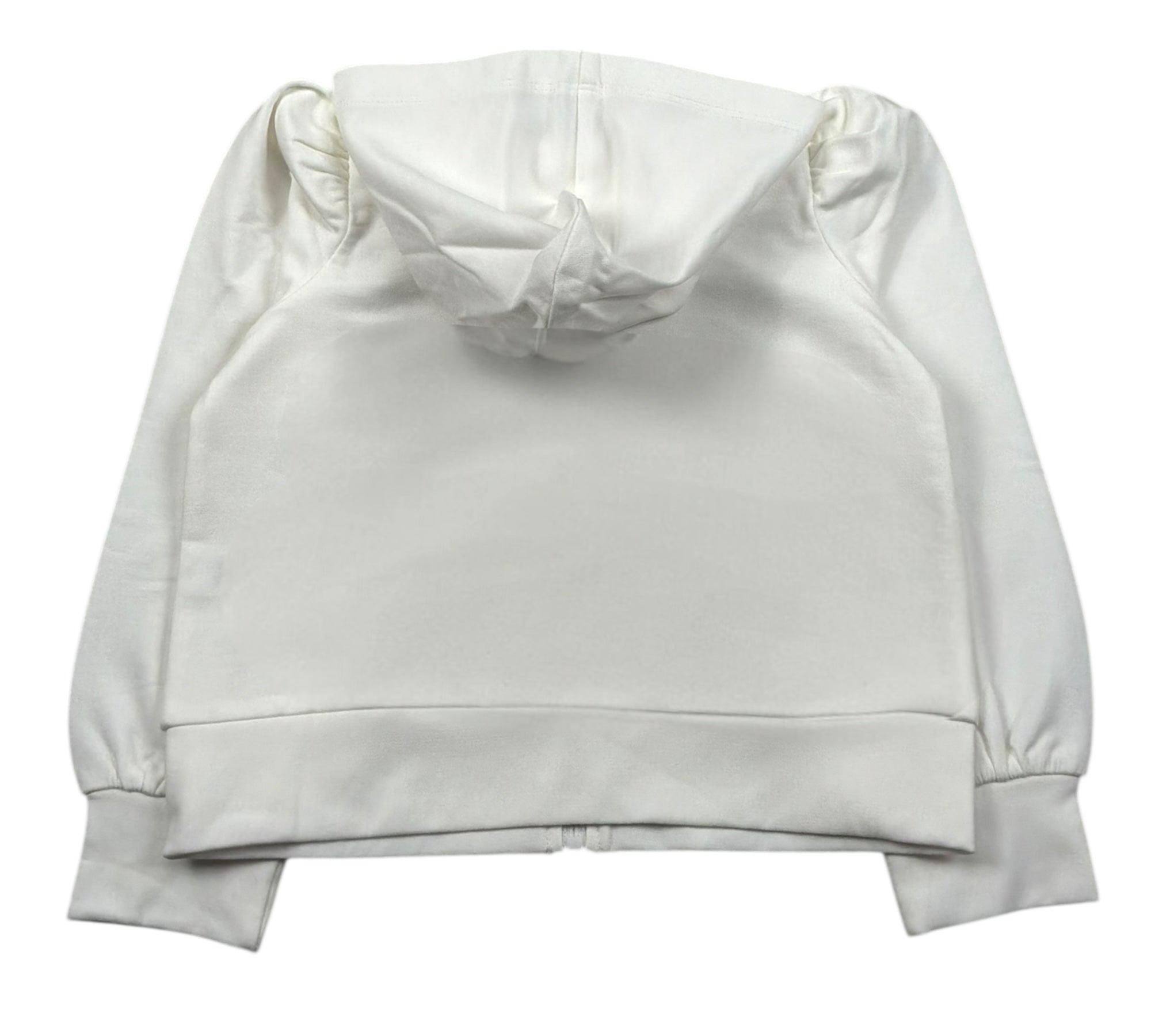 Liu Jo Felpa Chiusa con Cappuccio Tinta Unita per Bambina KA5016 BIANCO LIU JO 