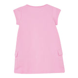 Liu Jo Abito Mezza Manica Tinta Unita con Logo per Neonata KA5017N ROSA LIU JO 