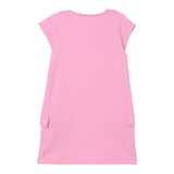 Liu Jo Abito Mezza Manica Tinta Unita con Logo per Neonata KA5017XN ROSA LIU JO 