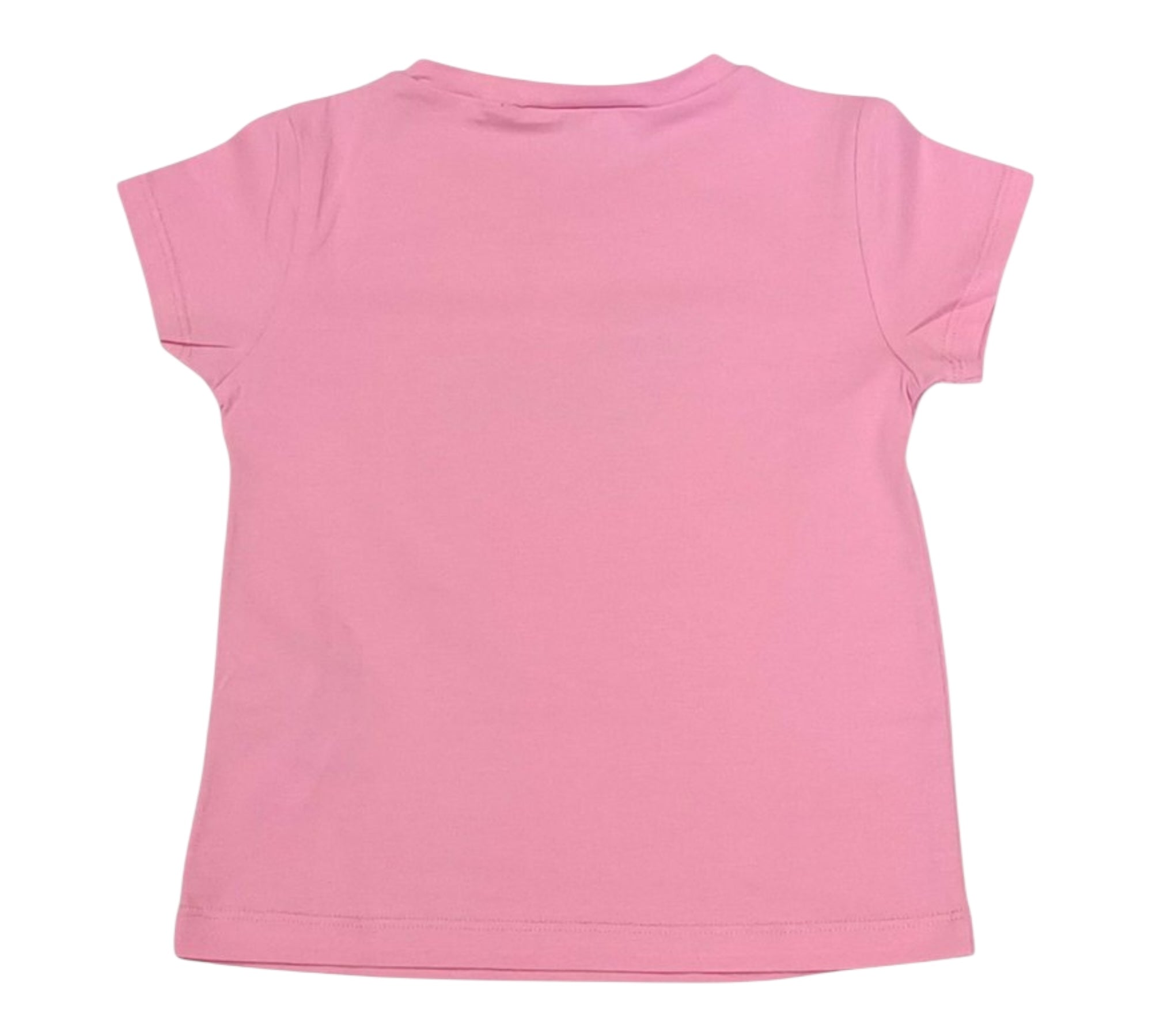 Liu Jo T-Shirt Girocollo Tinta Unita con Brillantini per Neonata KA5021X ROSA LIU JO 