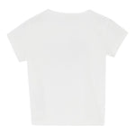 Liu Jo T-Shirt Girocollo Tinta Unita con Brillantini per Neonata KA5021XX BIANCO LIU JO 