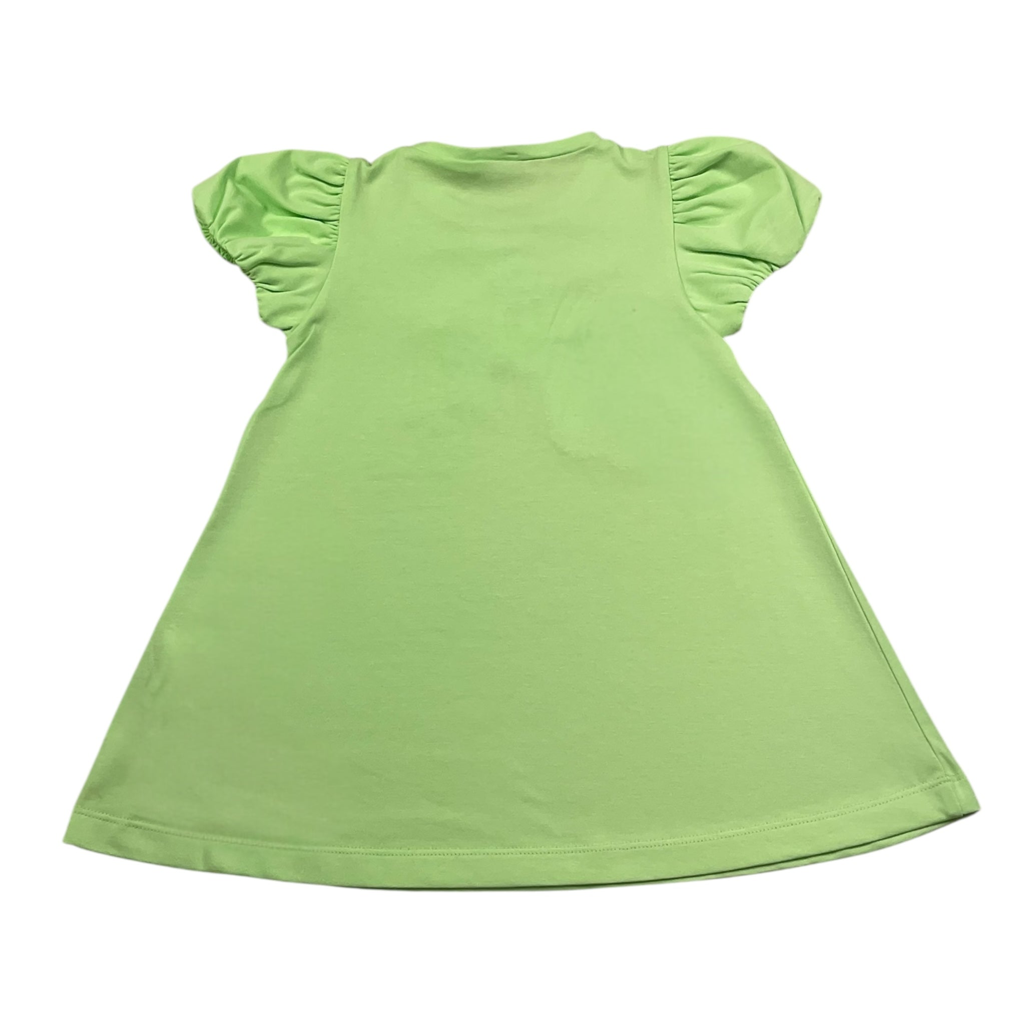 Liu Jo Abito Tinta Unita con Brillantini per Bambina KA5037 VERDE LIU JO 