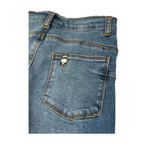 Liu Jo Jeans Tinta Unita con Girovita Regolabile per Neonata KA5067NX BLU LIU JO 