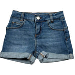 Liu Jo Short In Denim Tinta Unita con Girovita Regolabile per Neonata KA5068 BLU LIU JO 
