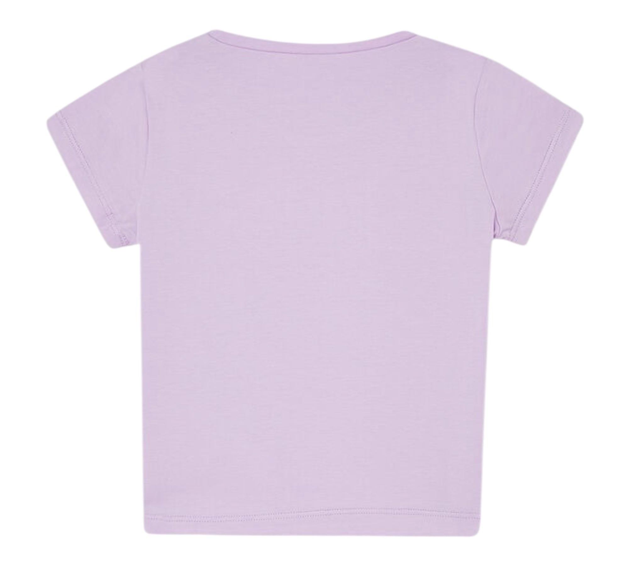 Liu Jo T-Shirt Girocollo Tinta Unita con Brillantini per Neonata KA5081NX LILLA LIU JO 