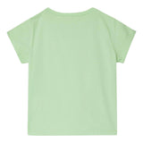 Liu Jo T-Shirt Girocollo Tinta Unita con Brillantini per Neonata KA5081NX VERDE LIU JO 