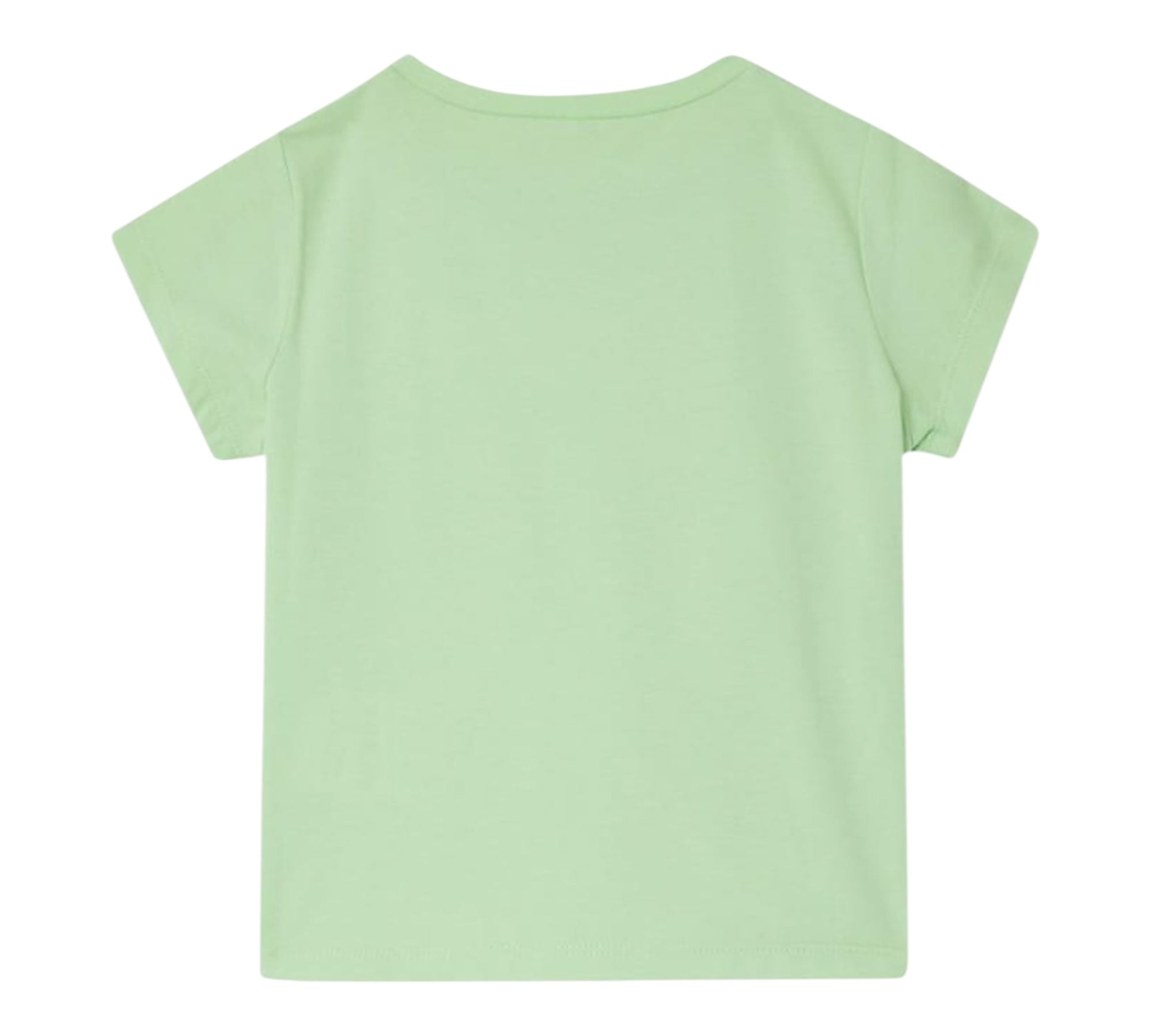 Liu Jo T-Shirt Girocollo Tinta Unita con Brillantini per Bambina KA5081XX VERDE LIU JO 