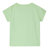 Liu Jo T-Shirt Girocollo Tinta Unita con Brillantini per Bambina KA5081XX VERDE LIU JO 