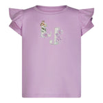 Liu Jo T-Shirt tinta unita con Brillantini Lilla per Neonata KA5092XXXXN LILLA LIU JO 